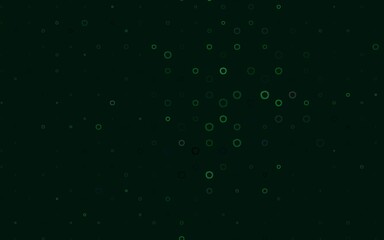 Light Green vector layout with circle shapes.