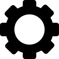 Setting Gear icon . Gear sign illustration on white background..eps
