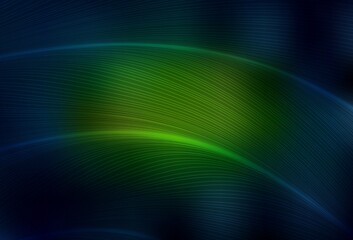 Dark Green, Yellow vector layout with wry lines.