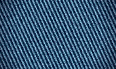 Vector background jeans denim texture. Detailed texture of blue denim fabric with high resolution. Blue denim textile background Illustration. Texture of dark blue navy jeans.Vector illustration EPS10