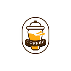 coffee logo design / café logo design template 