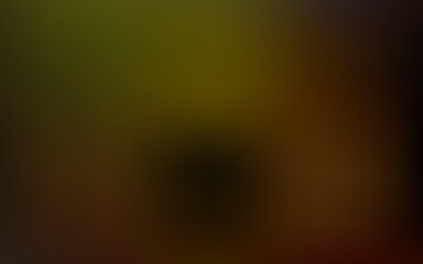 Dark green, yellow vector gradient blur layout.