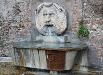 Fountain. Rome. Italy.