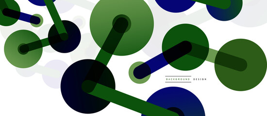 Network concept abstract background. Dots connection. Big data idea. Business template for wallpaper, banner, background or landing