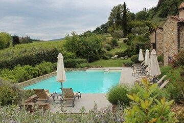 Swimming pool. Florence. Italy.