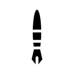 Fountain Pen Icon Vector Illustration