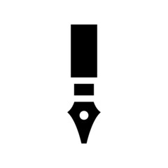 Fountain Pen Icon Vector Illustration
