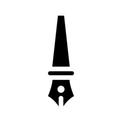 Fountain Pen Icon Vector Illustration