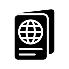 Passport Icon Vector Illustration