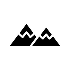 Mountains Icon Vector Illustration