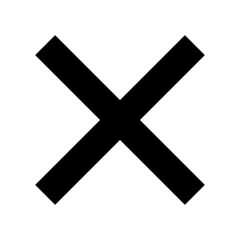 Fototapeta premium Delete Icon Vector Illustration