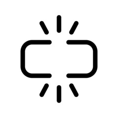 Unlink Icon Vector Illustration