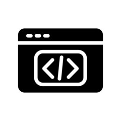 Coding Icon Vector Illustration