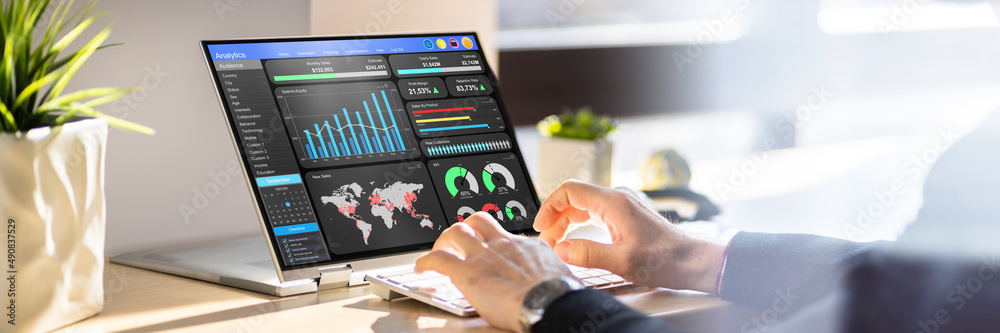 Poster KPI Dashboard Data Analytics