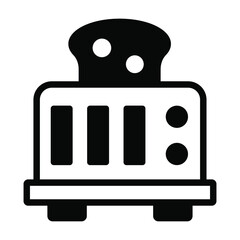 toaster vector Line Icon. Simple Creative vector Line Icon