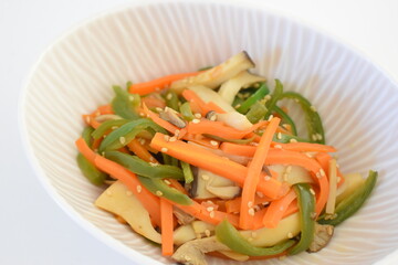 エリンギの炒め物
