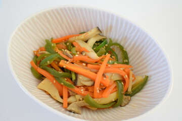 エリンギの炒め物