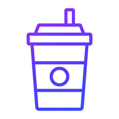 coffee vector Line Icon. Simple Creative vector Line Icon