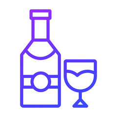 drink vector Line Icon. Simple Creative vector Line Icon