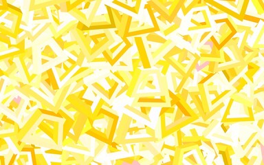 Light Red, Yellow vector texture with abstract forms.