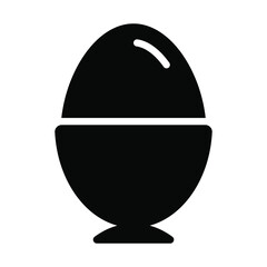 egg vector glyph Icon. Simple Creative vector Line Icon