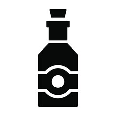 beer vector glyph Icon. Simple Creative vector Line Icon
