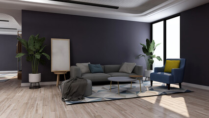 office wooden lobby waiting room for company wall logo mockup