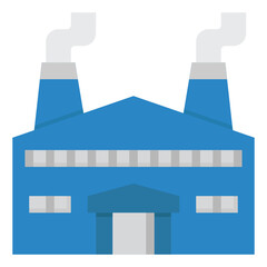 factory flat icon
