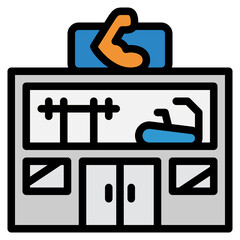 gym line icon