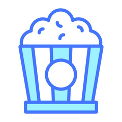 popcorn vector Line Icon. Simple Creative vector Line Icon