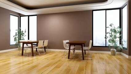 modern office meeting room for company logo mockup