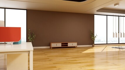 wall company logo mockup on the black wall for a branding logo