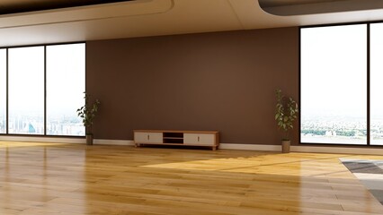 wall company logo mockup on the black wall for a branding logo