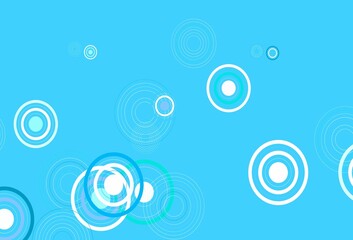 Light Blue, Green vector background with spots.