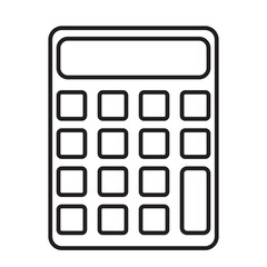 School student concept calculator icon. Illustration.
