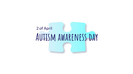 Autism awareness day puzzle