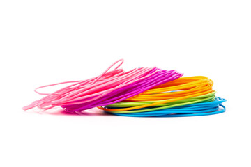 color plastic filament for printing on a 3D printer