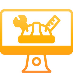 labor day gradient icon