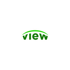 view word type logo vector