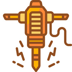 jackhammer Two Tone icon