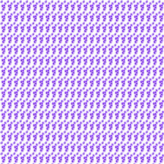 seamless pattern with purple flower on white background.