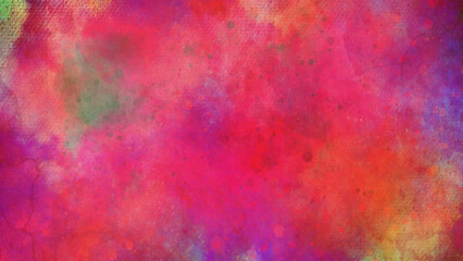 Abstract watercolor background with Pink background withDark pink abstract watercolor background with blots and splash with paper texture. Dark pink paper texture water color painted illustration.