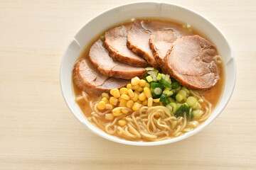 味噌ラーメン　チャーシュー