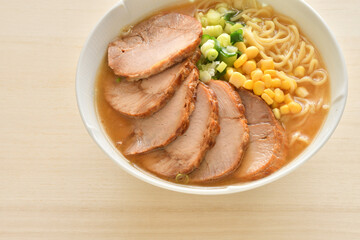 味噌ラーメン　チャーシュー