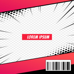 comic magazine front cover page design