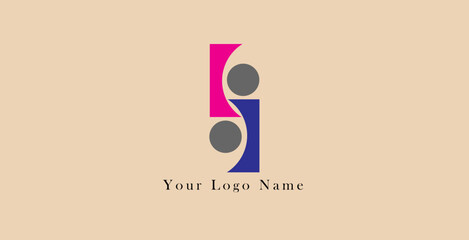 Square Pillar and Balls Logo Vector Design Illustration. Suitable for Branding.