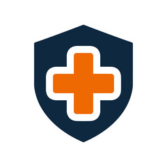 Health protection icon. Simple editable vector graphics.