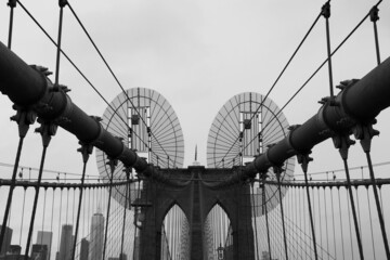 Obraz premium Nueva York. Blanco y negro. 