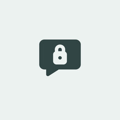 Chat locked icon