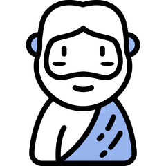 jesus one color icon